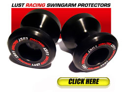 swingarm protectors 6 8 10 mm for Honda, Kawasaki, Suzuki, Triumph, Yamaha
